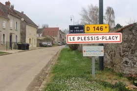 epaviste à proximité de le plessis-placy
